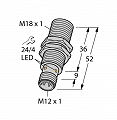 Индуктивный датчик связь и конфигурация IO-Link TURCK BI10U-M18-IOL6X2-H1141 Индуктивный датчик связь и конфигурация IO-Link TURCK BI10U-M18-IOL6X2-H1141