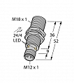 Индуктивный датчик для обнаружения углеродных материалов TURCK BI7C-EM18-VP6X-H1141 Индуктивный датчик для обнаружения углеродных материалов TURCK BI7C-EM18-VP6X-H1141